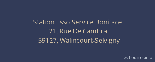 Station Esso Service Boniface