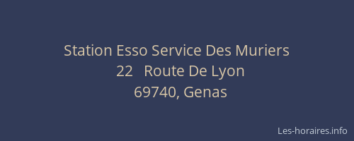 Station Esso Service Des Muriers
