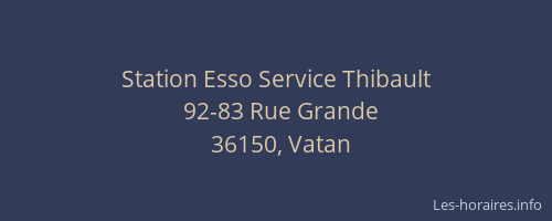 Station Esso Service Thibault