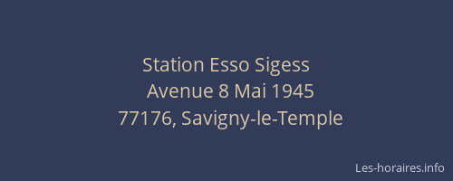 Station Esso Sigess