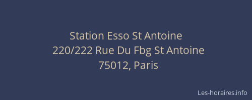 Station Esso St Antoine