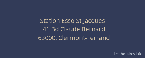 Station Esso St Jacques