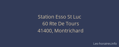Station Esso St Luc