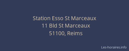 Station Esso St Marceaux