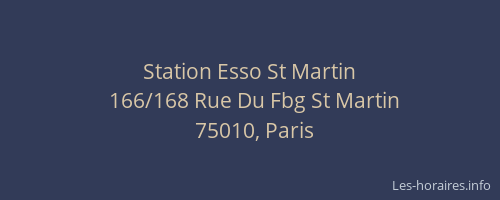 Station Esso St Martin