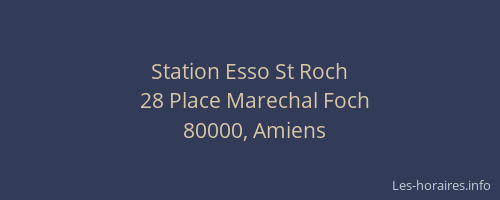 Station Esso St Roch