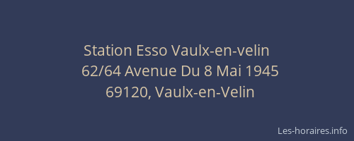 Station Esso Vaulx-en-velin