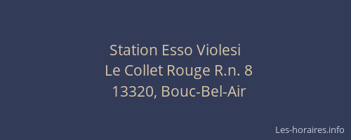 Station Esso Violesi