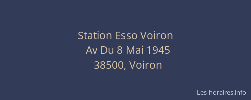 Station Esso Voiron