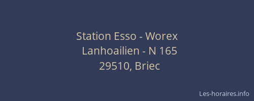 Station Esso - Worex