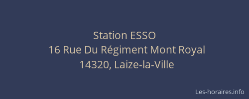 Station ESSO