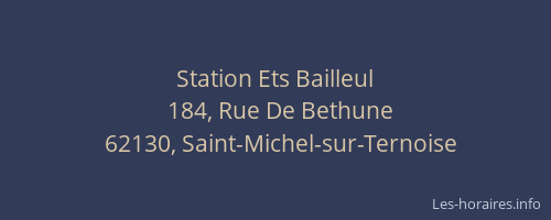 Station Ets Bailleul