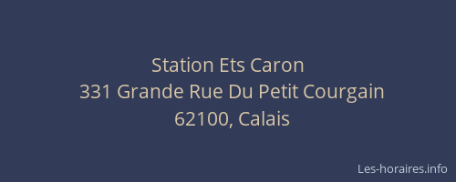 Station Ets Caron