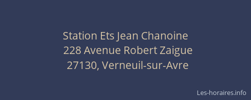 Station Ets Jean Chanoine