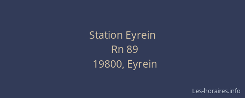 Station Eyrein