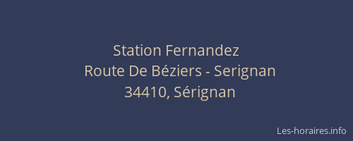 Station Fernandez