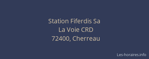 Station Fiferdis Sa