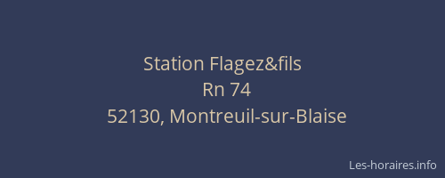Station Flagez&fils