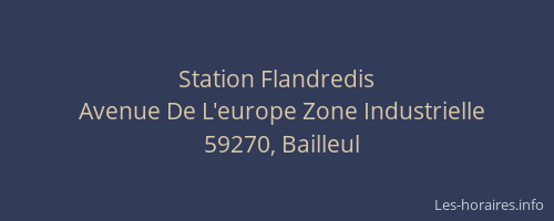 Station Flandredis