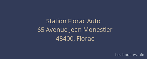 Station Florac Auto