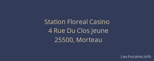 Station Floreal Casino