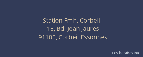 Station Fmh. Corbeil