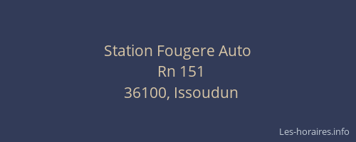 Station Fougere Auto