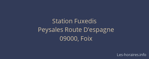 Station Fuxedis