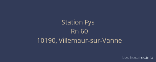 Station Fys