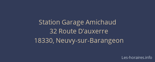 Station Garage Amichaud
