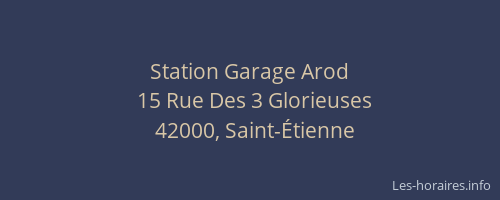 Station Garage Arod
