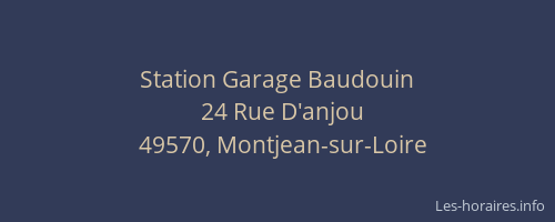 Station Garage Baudouin