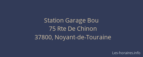 Station Garage Bou