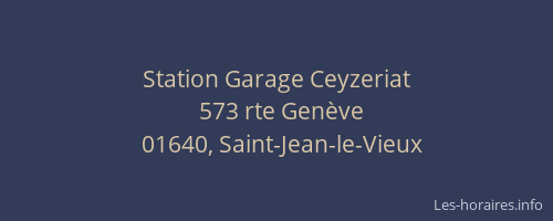 Station Garage Ceyzeriat