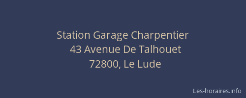 Station Garage Charpentier