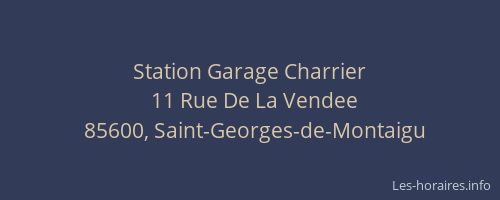 Station Garage Charrier