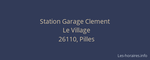 Station Garage Clement