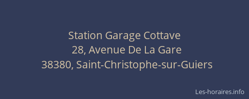 Station Garage Cottave