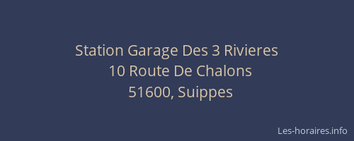 Station Garage Des 3 Rivieres