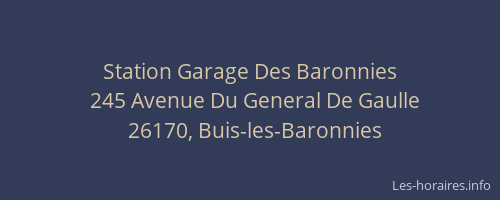 Station Garage Des Baronnies