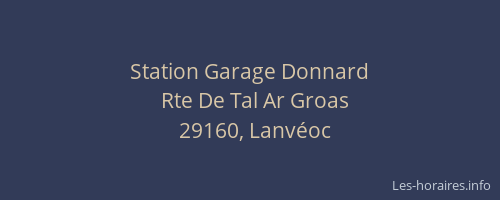Station Garage Donnard