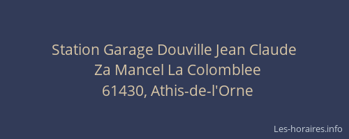 Station Garage Douville Jean Claude