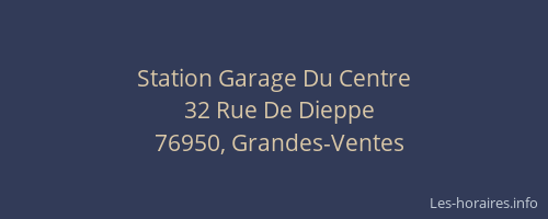 Station Garage Du Centre