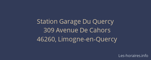 Station Garage Du Quercy