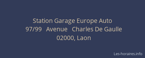 Station Garage Europe Auto