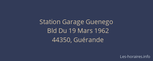 Station Garage Guenego