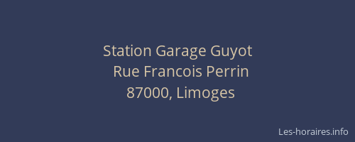 Station Garage Guyot