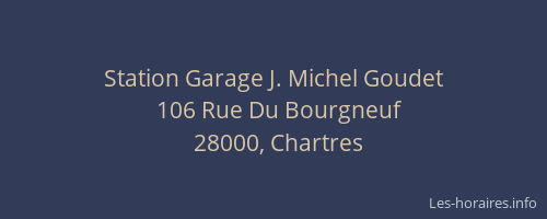 Station Garage J. Michel Goudet