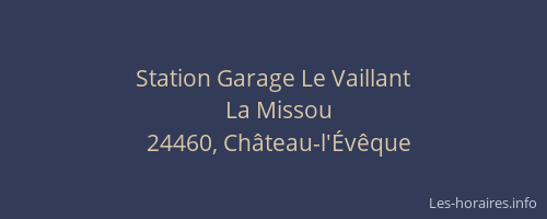 Station Garage Le Vaillant