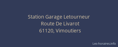 Station Garage Letourneur